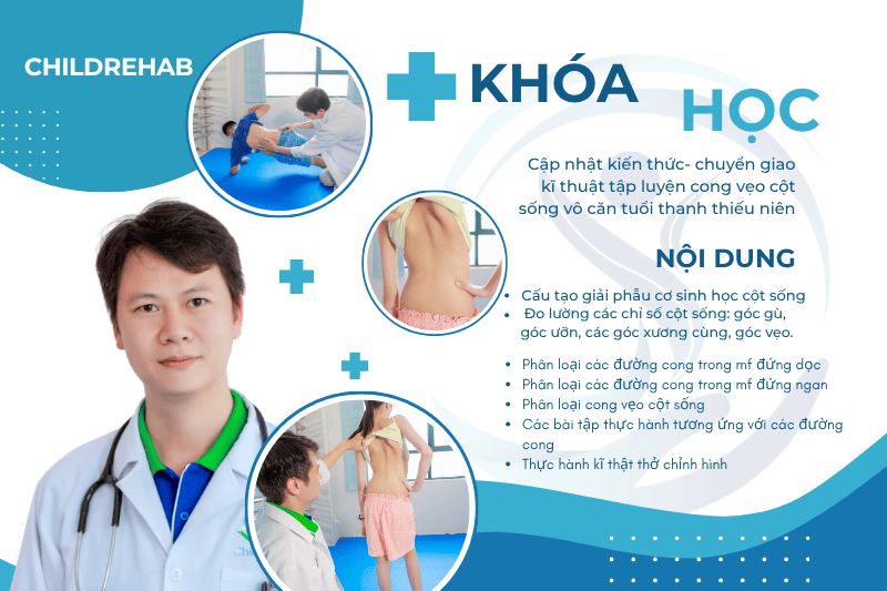 Khóa Học Điều Trị Vẹo Cột Sống Vô Căn Tuổi Thanh Thiếu Niên 2026 | ChildRehab
