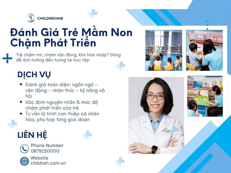 Đánh Giá Trẻ Mầm Non Chậm Phát Triển 2026 | ChildRehab