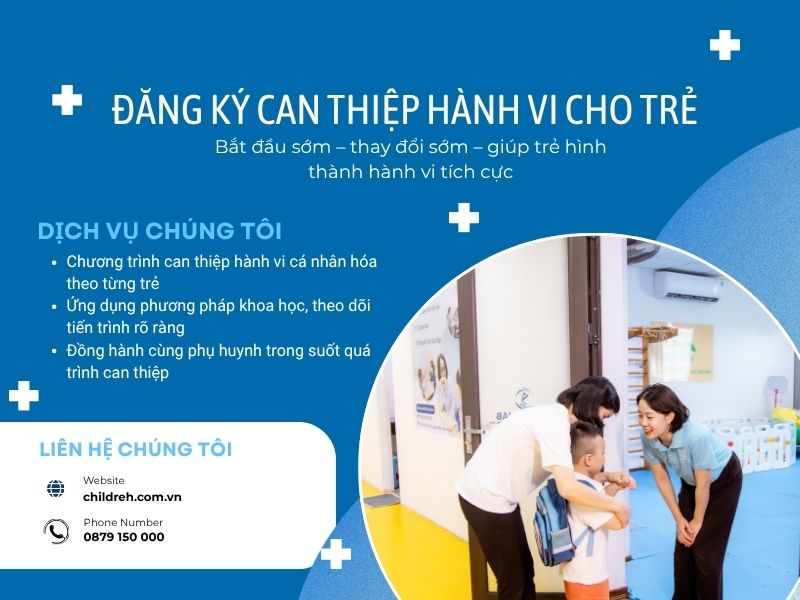 Đăng Ký Can Thiệp Hành Vi Cho Trẻ | ChildRehab