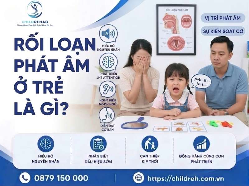 Rối Loạn Phát Âm Ở Trẻ Là Gì? 2026 | ChildRehab