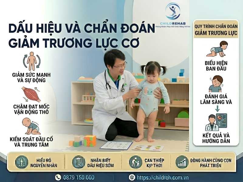 Trẻ Bị Giảm Trương Lực Cơ Là Gì? 2026 | ChildRehab