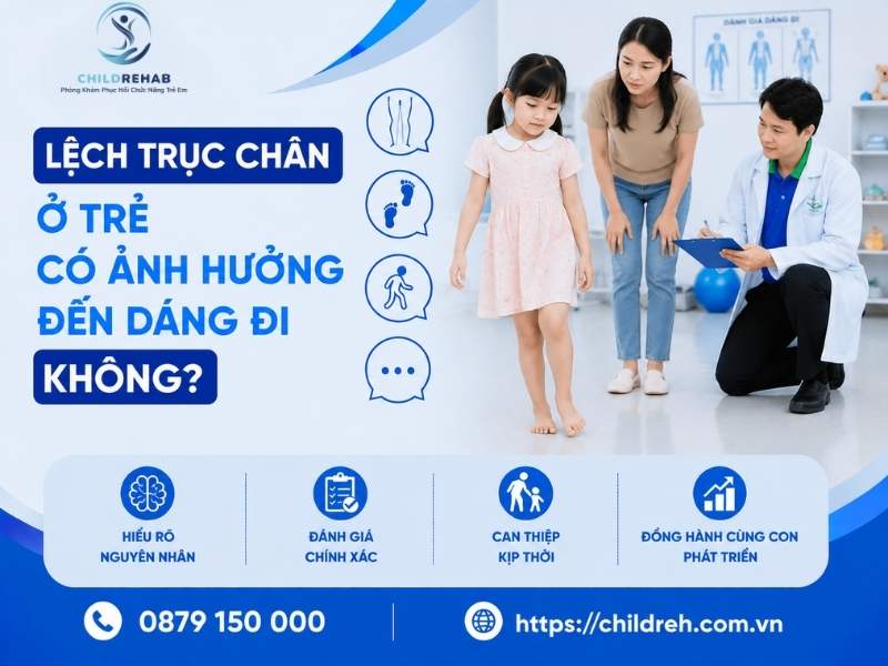 Lệch Trục Chân Ở Trẻ Có Ảnh Hưởng Đến Dáng Đi Không? 2026 | ChildRehab