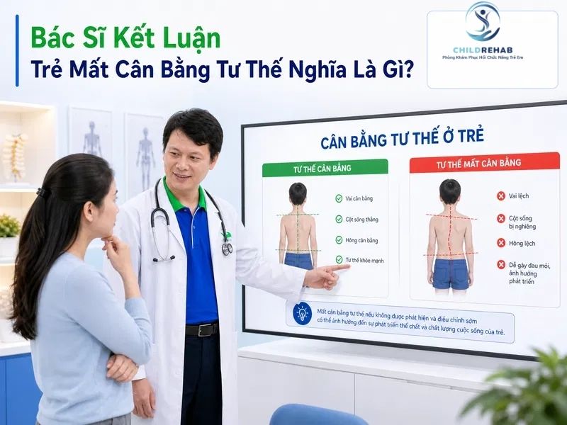 Bác Sĩ Kết Luận Trẻ Mất Cân Bằng Tư Thế Nghĩa Là Gì? 2026 | ChildRehab