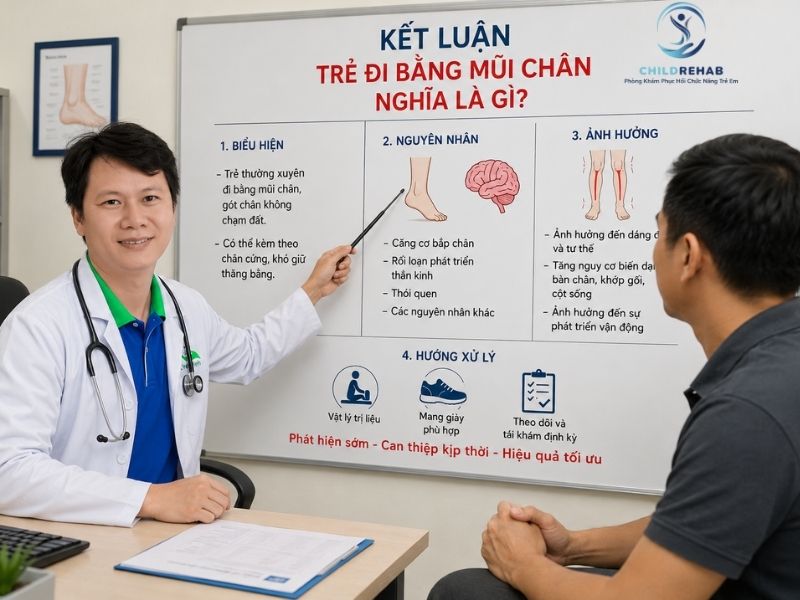 Bác Sĩ Kết Luận Trẻ Đi Bằng Mũi Chân Nghĩa Là Gì? 2026 | ChildRehab