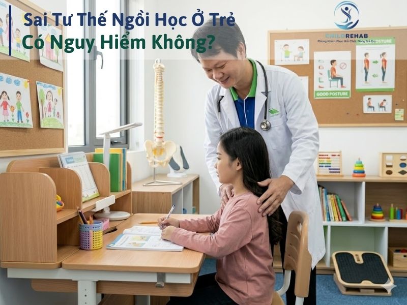 Sai Tư Thế Ngồi Học Ở Trẻ Có Nguy Hiểm Không? 2026 | ChildRehab