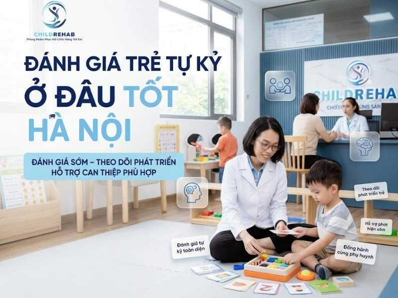 Đánh Giá Trẻ Tự Kỷ Ở Đâu Tốt Hà Nội 2026 | ChildRehab