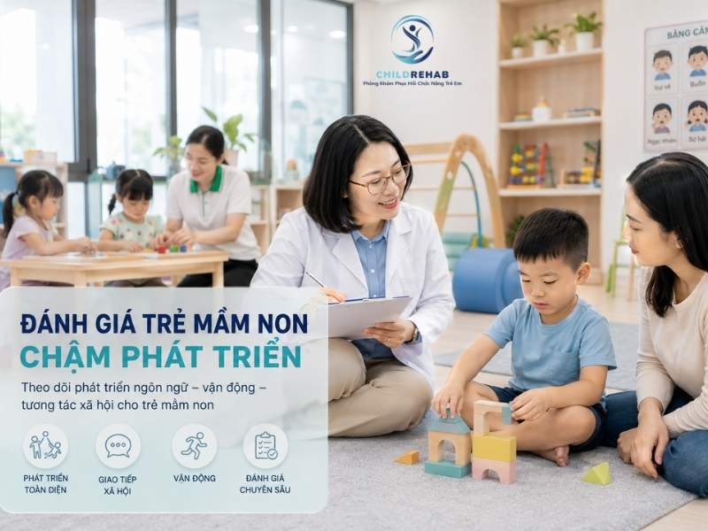 Đánh Giá Trẻ Mầm Non Chậm Phát Triển 2026 | ChildRehab