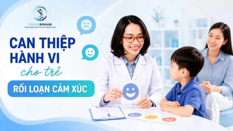 Can Thiệp Hành Vi Cho Trẻ Rối Loạn Cảm Xúc | ChildRehab