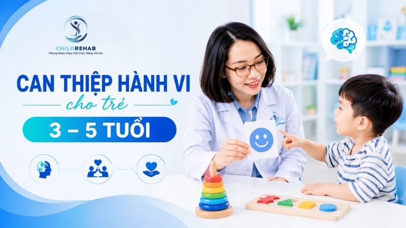 Can Thiệp Hành Vi Cho Trẻ 3–5 Tuổi | ChildRehab