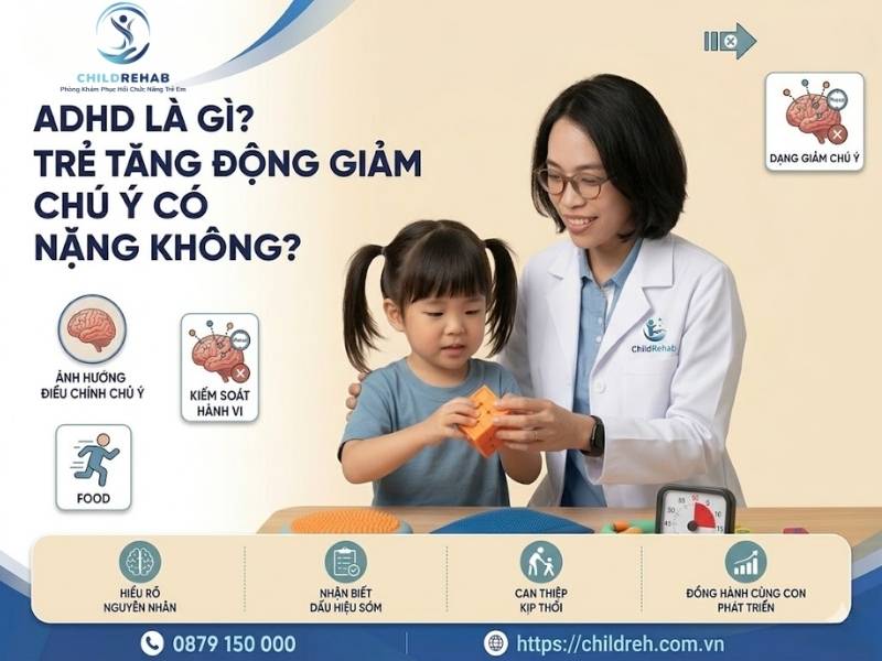 Giải thích dễ hiểu về tăng động giảm chú ý ở trẻ.