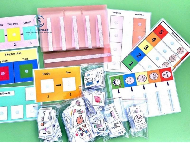 Giải thích 6 giai đoạn phát triển giao tiếp trong phương pháp PECS.