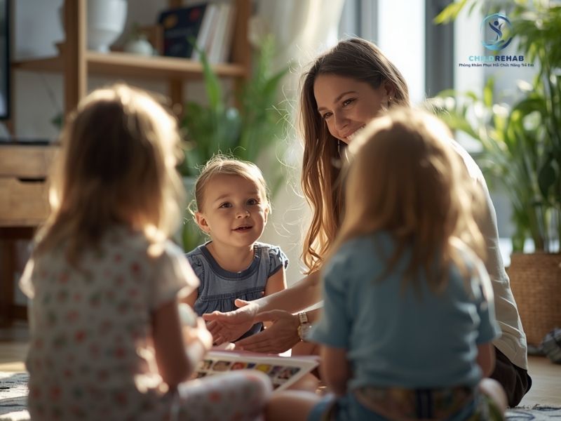 Chiến lược giúp trẻ cải thiện giao tiếp thông qua hoạt động hằng ngày.