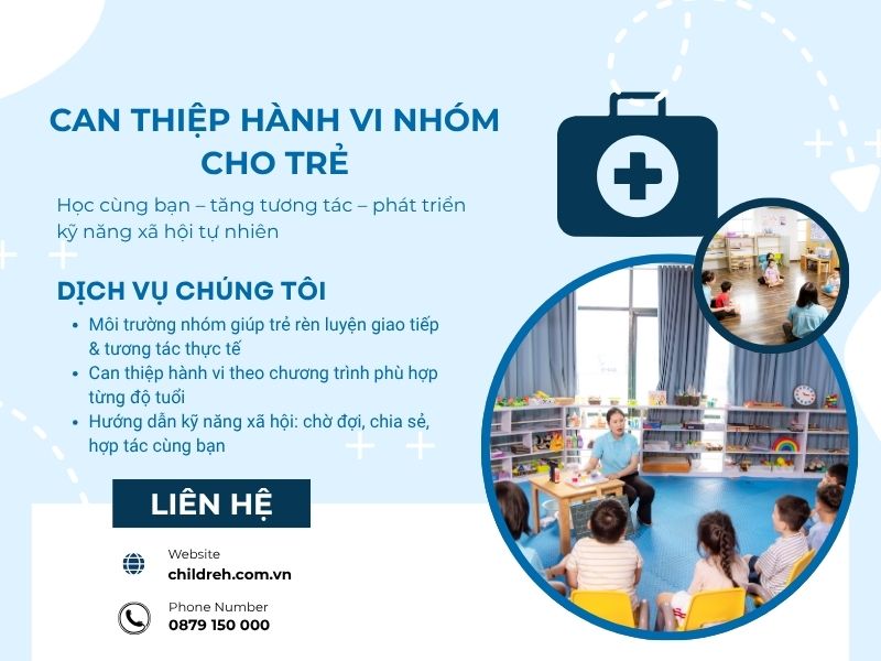 Chương trình can thiệp hành vi nhóm tại ChildRehab giúp trẻ phát triển kỹ năng xã hội