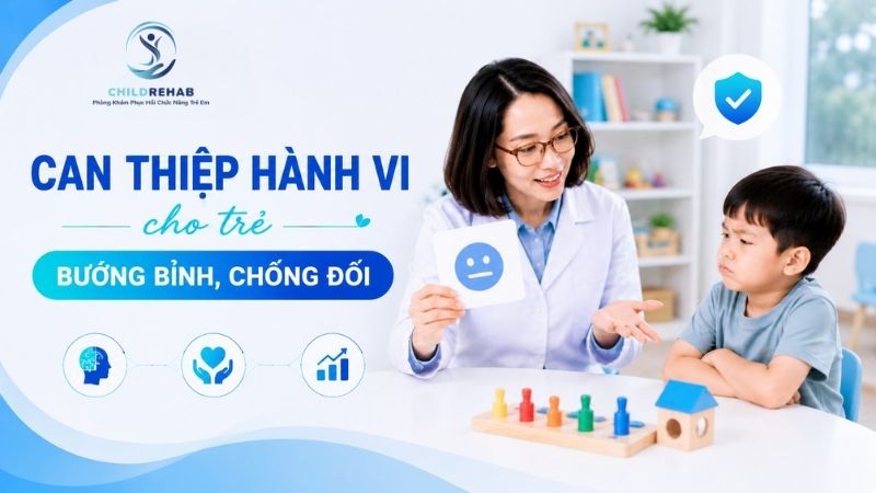 Dịch vụ tại ChildRehab giúp trẻ giảm hành vi chống đối