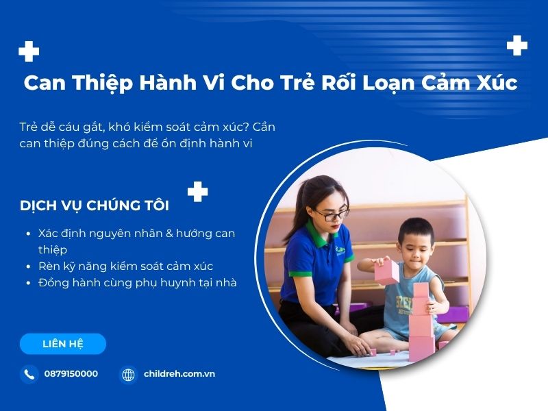 Chương trình can thiệp hành vi tại ChildRehab giúp trẻ ổn định cảm xúc