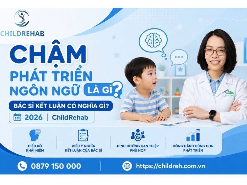 Chậm phát triển ngôn ngữ là gì.