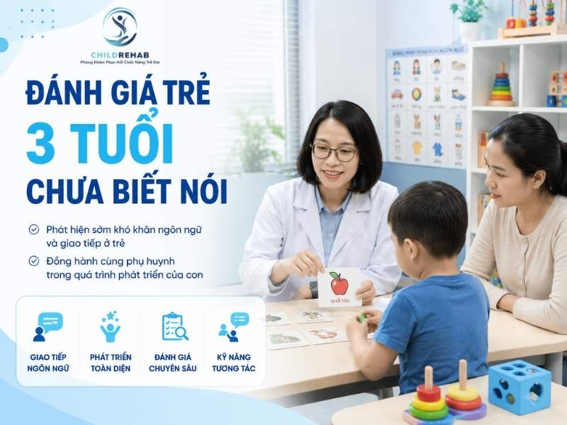 Trẻ 3 tuổi chưa nói là dấu hiệu đáng lo.
