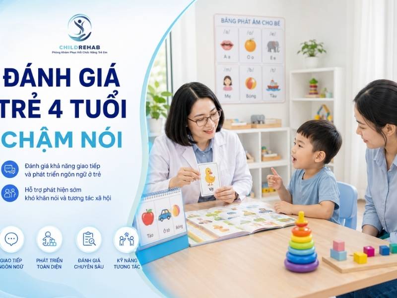 Trẻ 4 tuổi nói chậm có thể ảnh hưởng học tập.