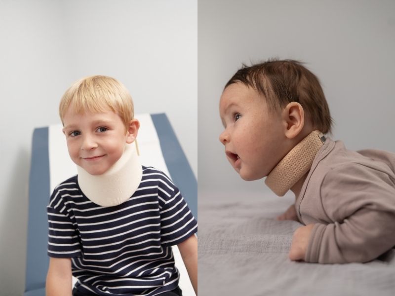 Những dấu hiệu cho thấy trẻ bị vẹo cổ cần được can thiệp sớm để tránh ảnh hưởng phát triển.