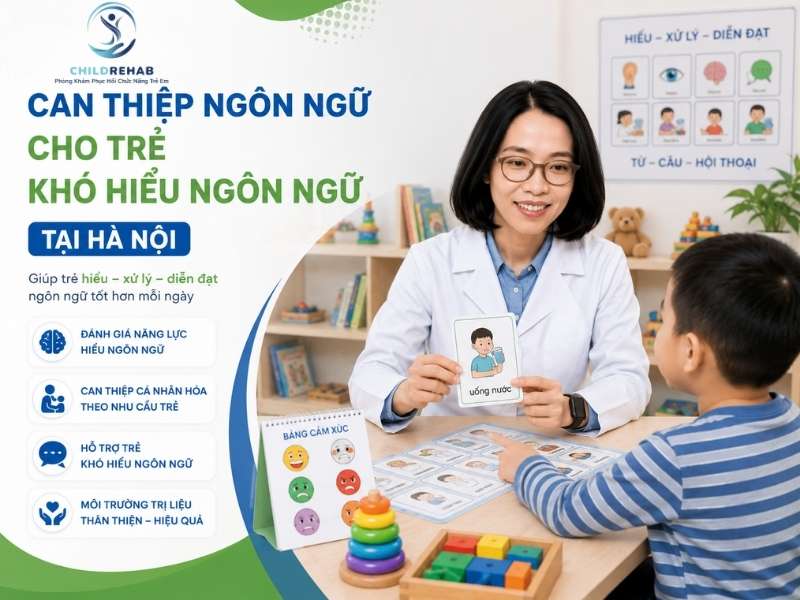 Hỗ trợ trẻ cải thiện khả năng hiểu ngôn ngữ và phản ứng trong giao tiếp hằng ngày.