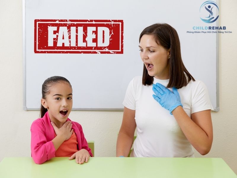 Những sai lầm phổ biến khiến quá trình luyện nói tại nhà kém hiệu quả.