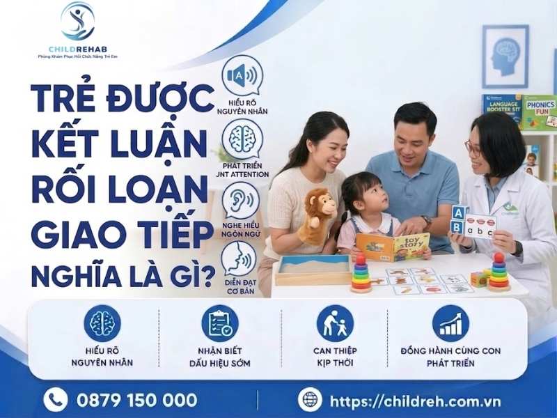 Kết luận rối loạn giao tiếp ở trẻ có nghĩa gì.