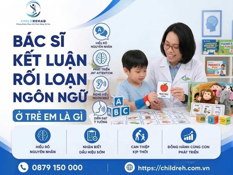 Rối loạn ngôn ngữ ở trẻ là gì và ảnh hưởng như thế nào đến giao tiếp?