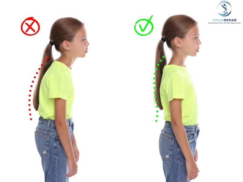 Sai tư thế kéo dài có thể ảnh hưởng đến cột sống của trẻ như thế nào?
