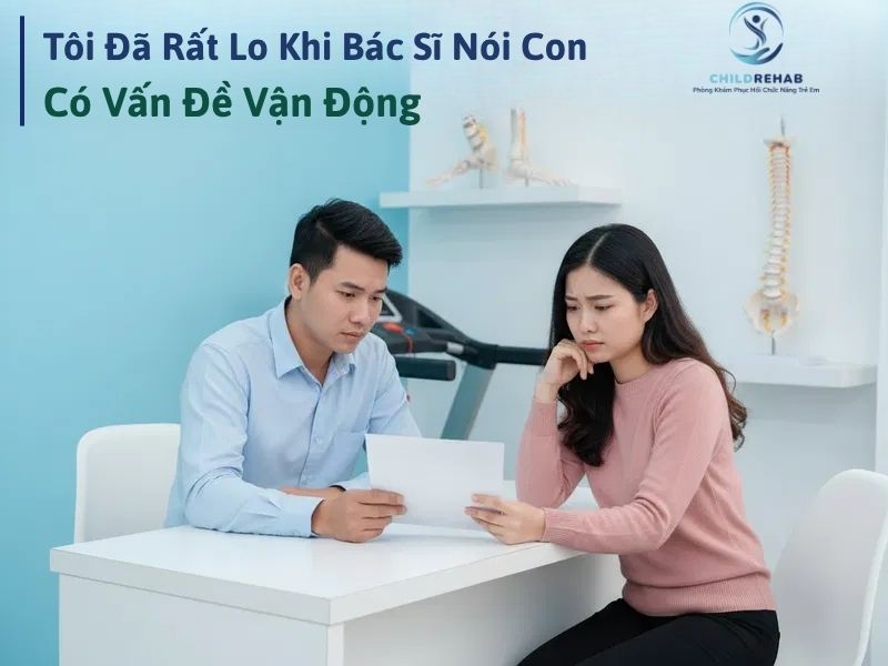 Nỗi lo của nhiều phụ huynh khi nhận kết luận vận động.