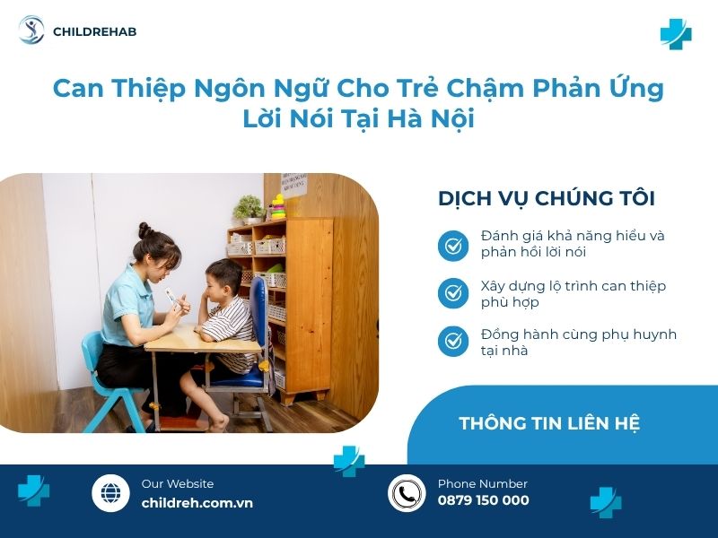 Hỗ trợ trẻ cải thiện khả năng phản ứng với lời nói, tăng tương tác và hiểu ngôn ngữ hiệu quả hơn.
